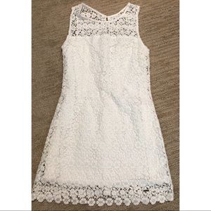White lace dress
